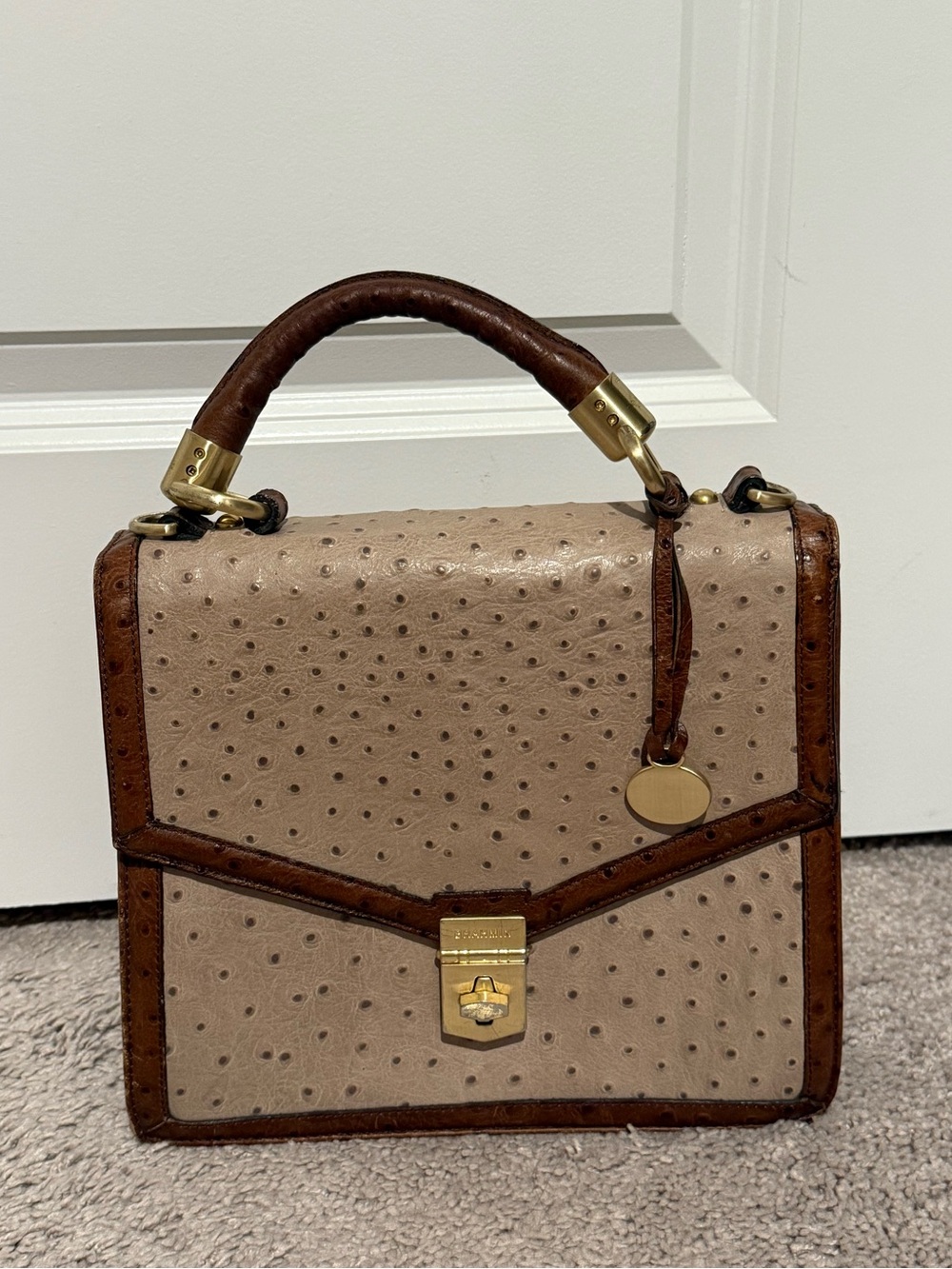 RARE BRAHMIN OLIVIA ROSE Satchel vintage